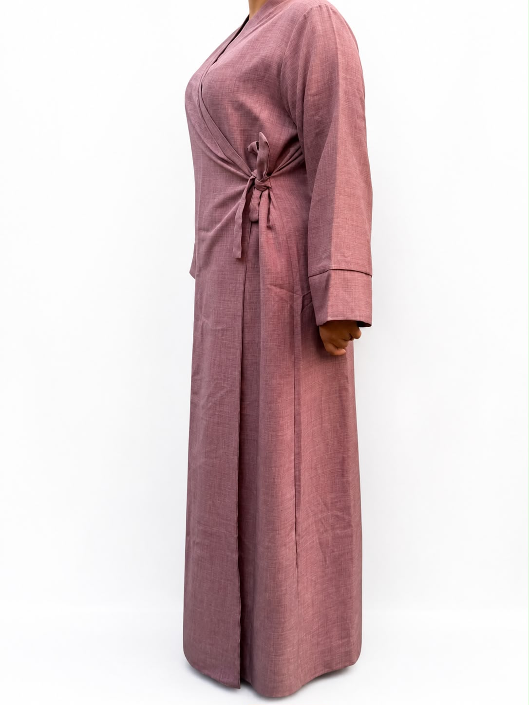 Abaya longue large avec noeud