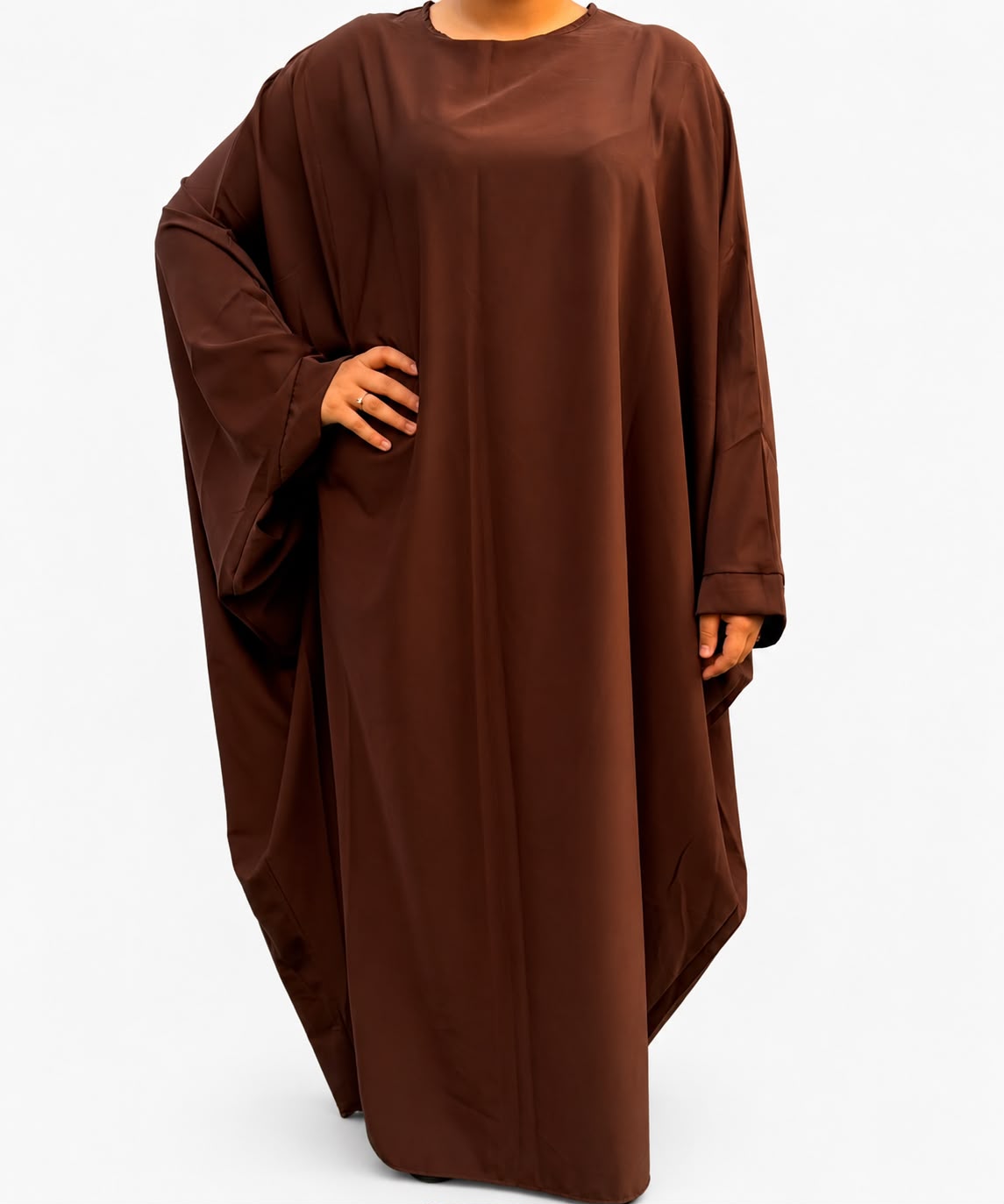 Abaya longue manche papillon
